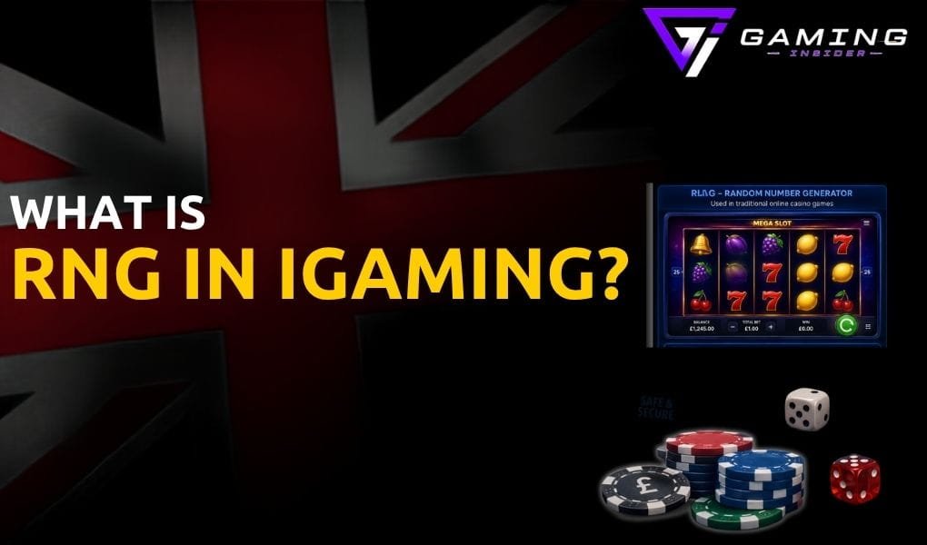 RNG system generating random outcomes for online casino games